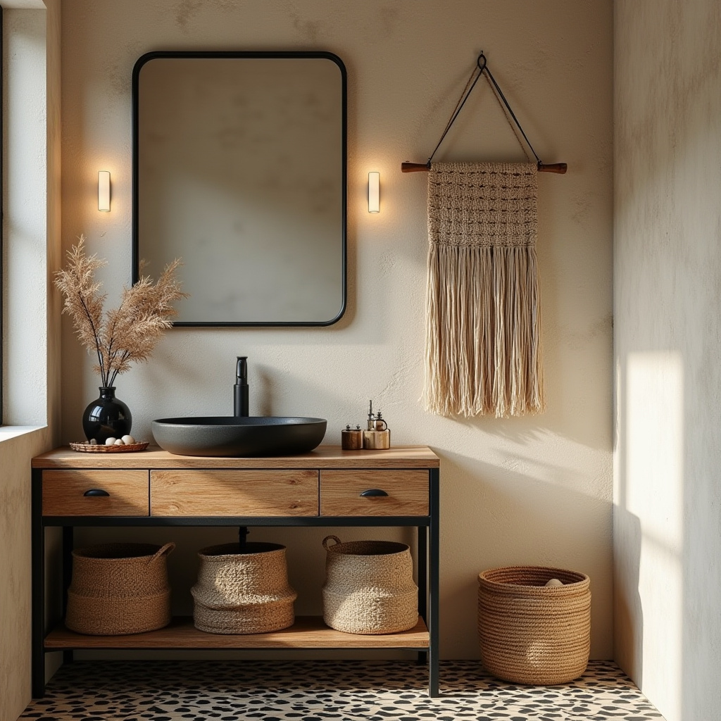 black and beige bathroom 29