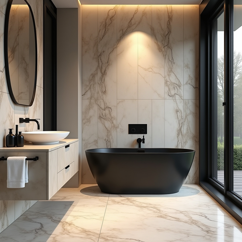 black and beige bathroom 31