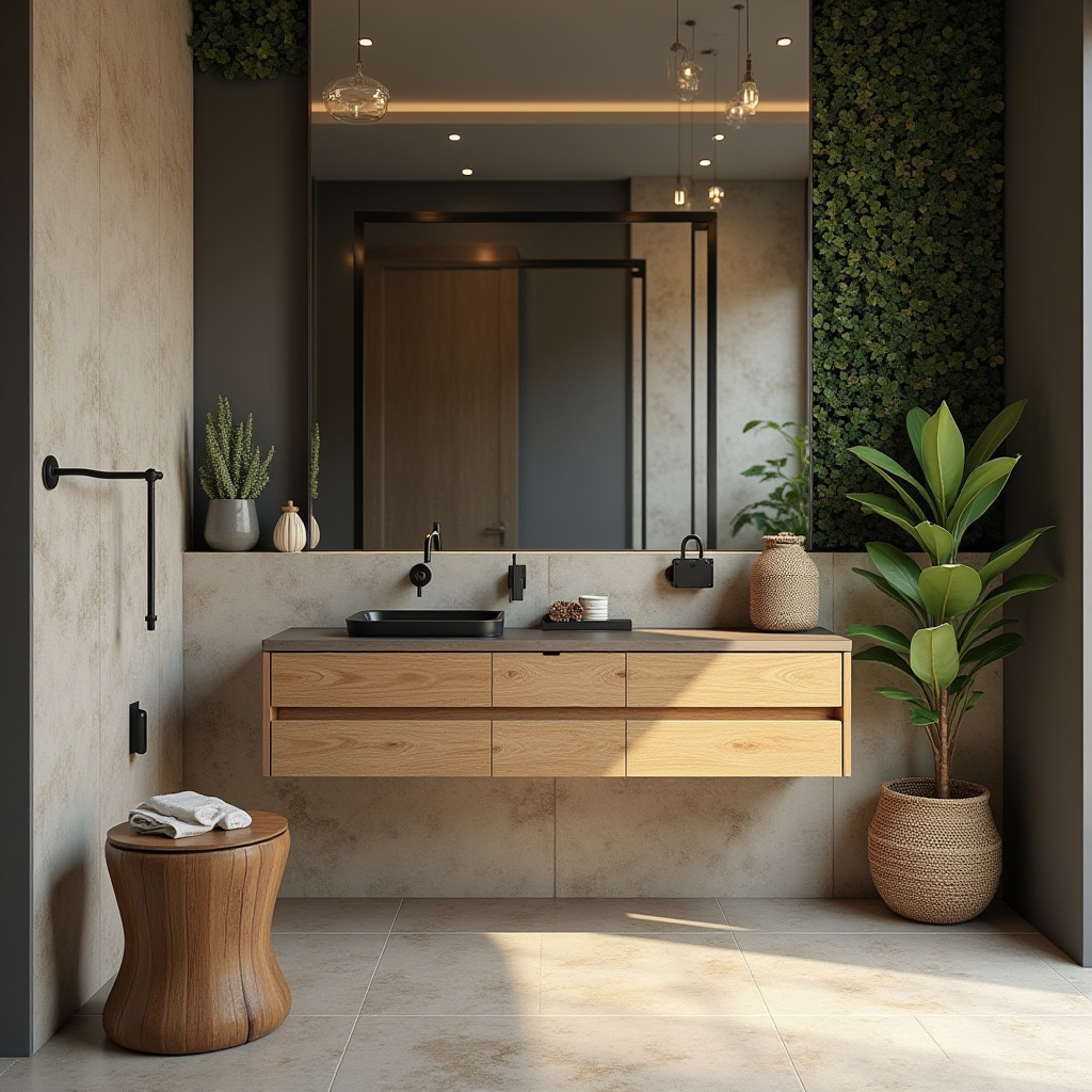 black and beige bathroom 33