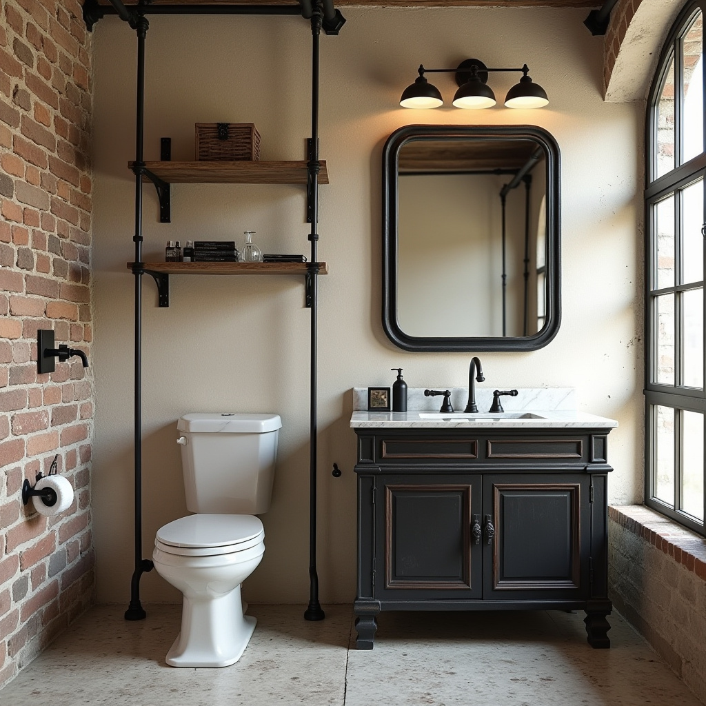 black and beige bathroom 35