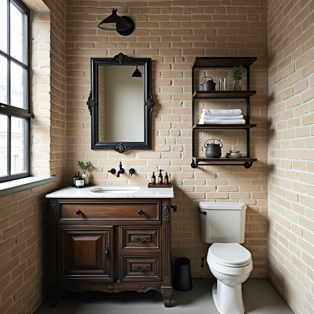 black and beige bathroom 36