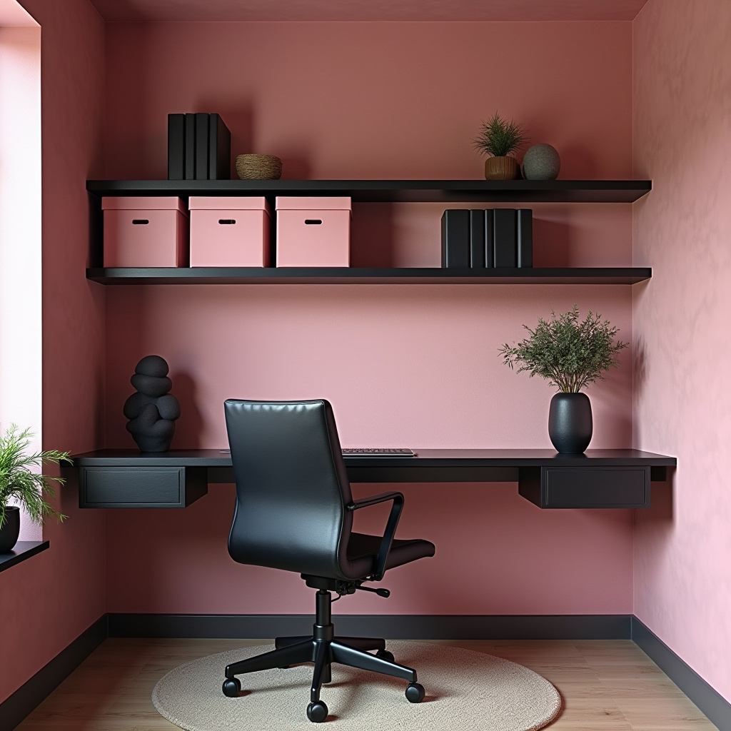 black and pink room aesthetic 15