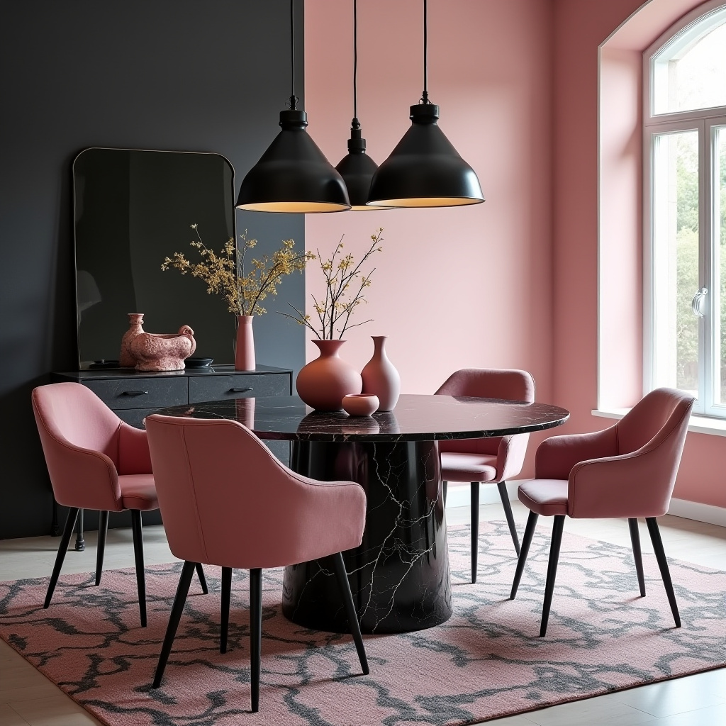 black and pink room aesthetic 18