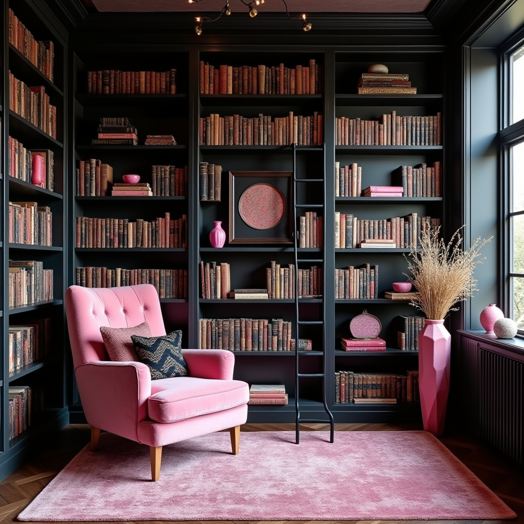 black and pink room aesthetic 21