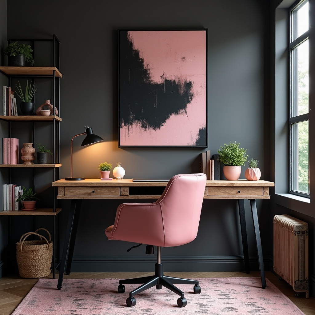 black and pink room aesthetic 31