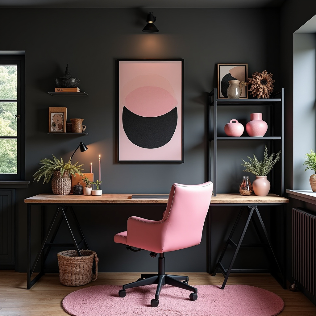 black and pink room aesthetic 32