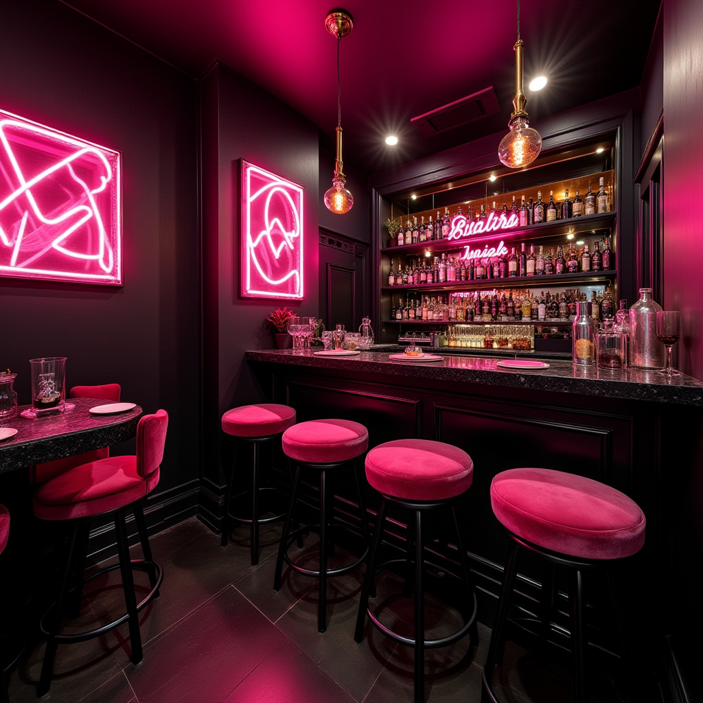 black and pink room aesthetic 39