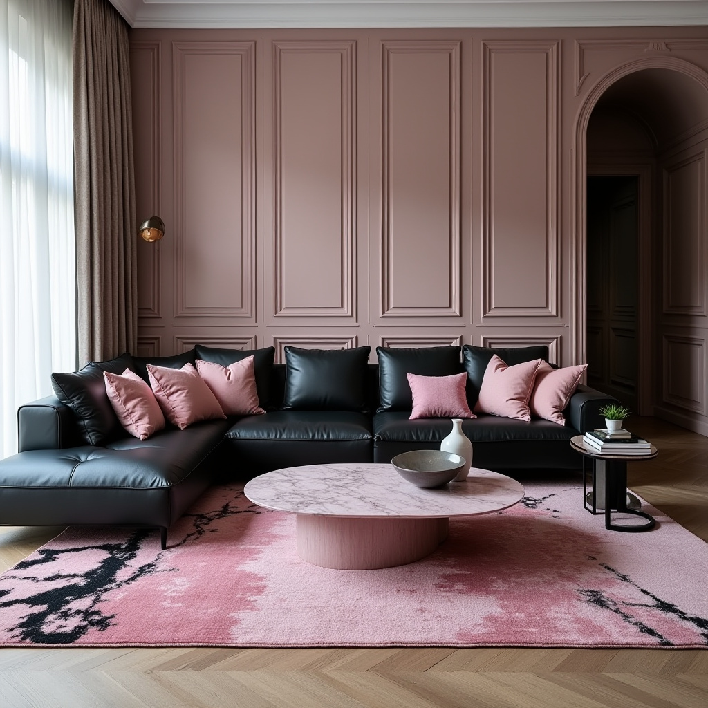 black and pink room aesthetic 5