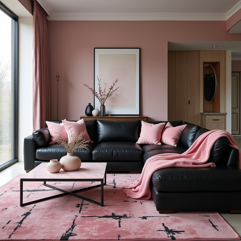 black and pink room aesthetic 6