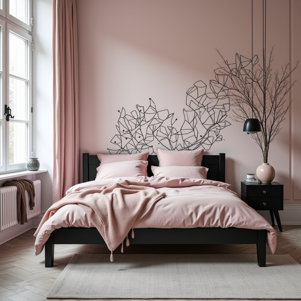 black and pink room aesthetic 7