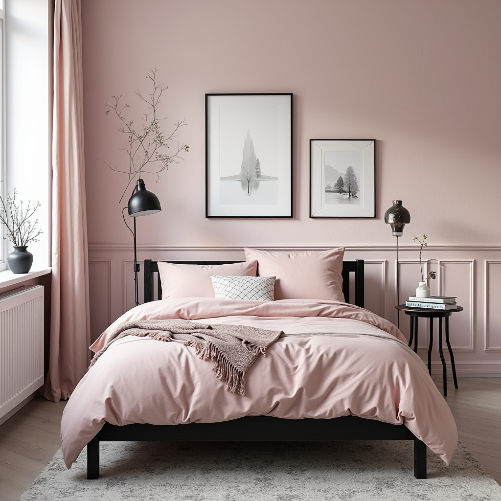 black and pink room aesthetic 8