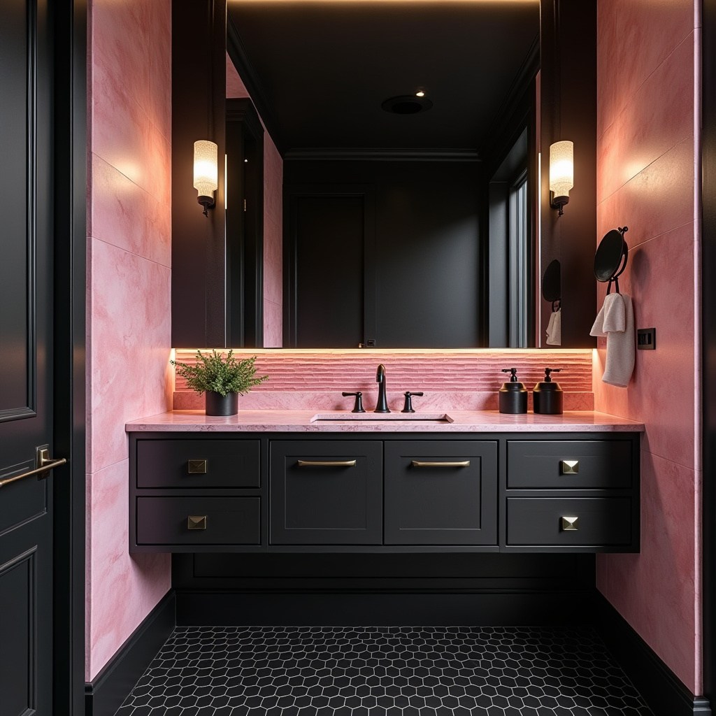 black and pink room aesthetic 9
