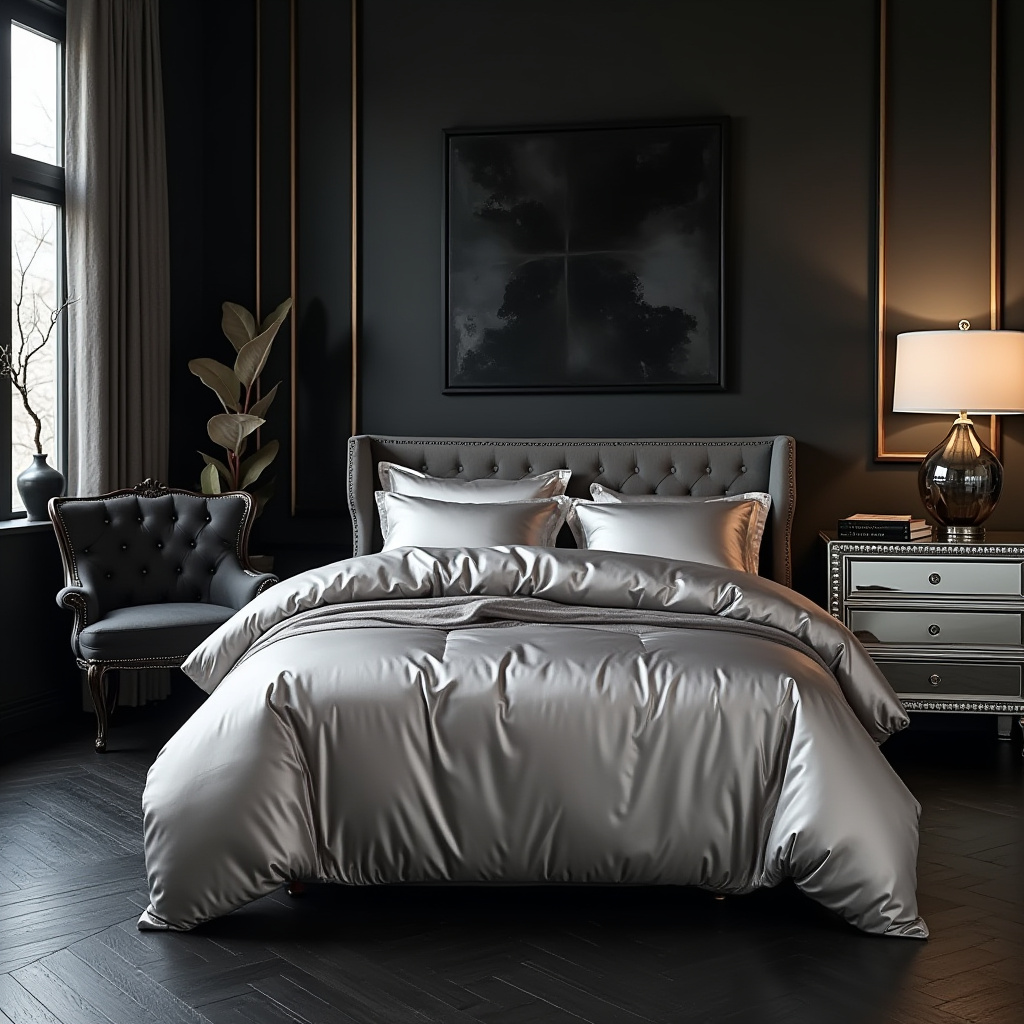 black and silver bedroom ideas 10