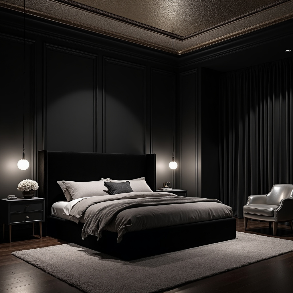 black and silver bedroom ideas 11