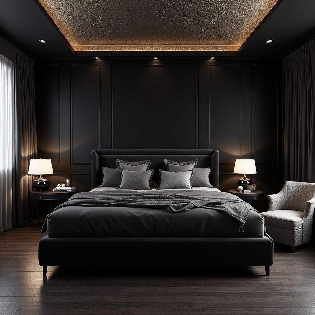 black and silver bedroom ideas 12