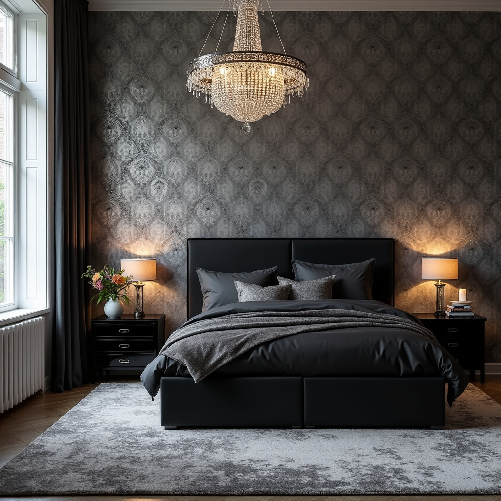 black and silver bedroom ideas 13
