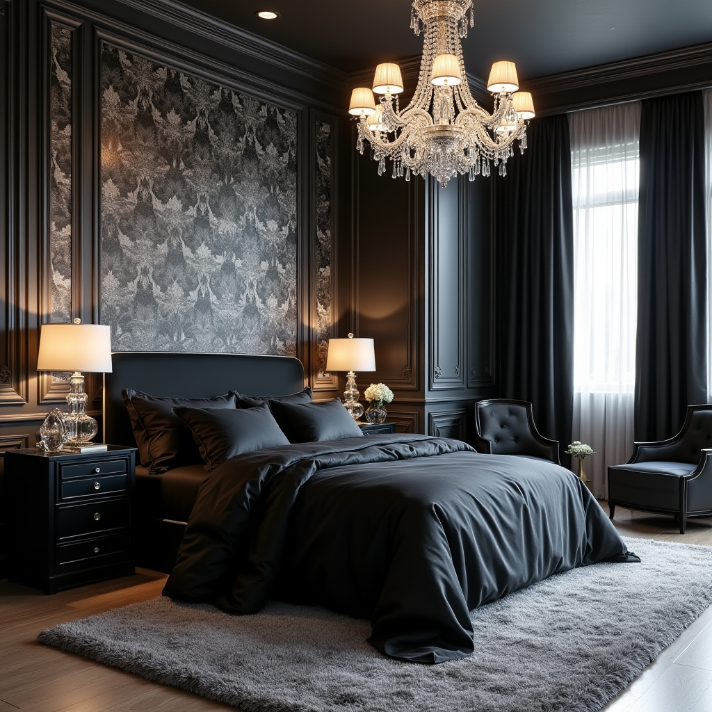 black and silver bedroom ideas 14