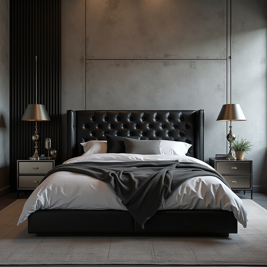 black and silver bedroom ideas 15