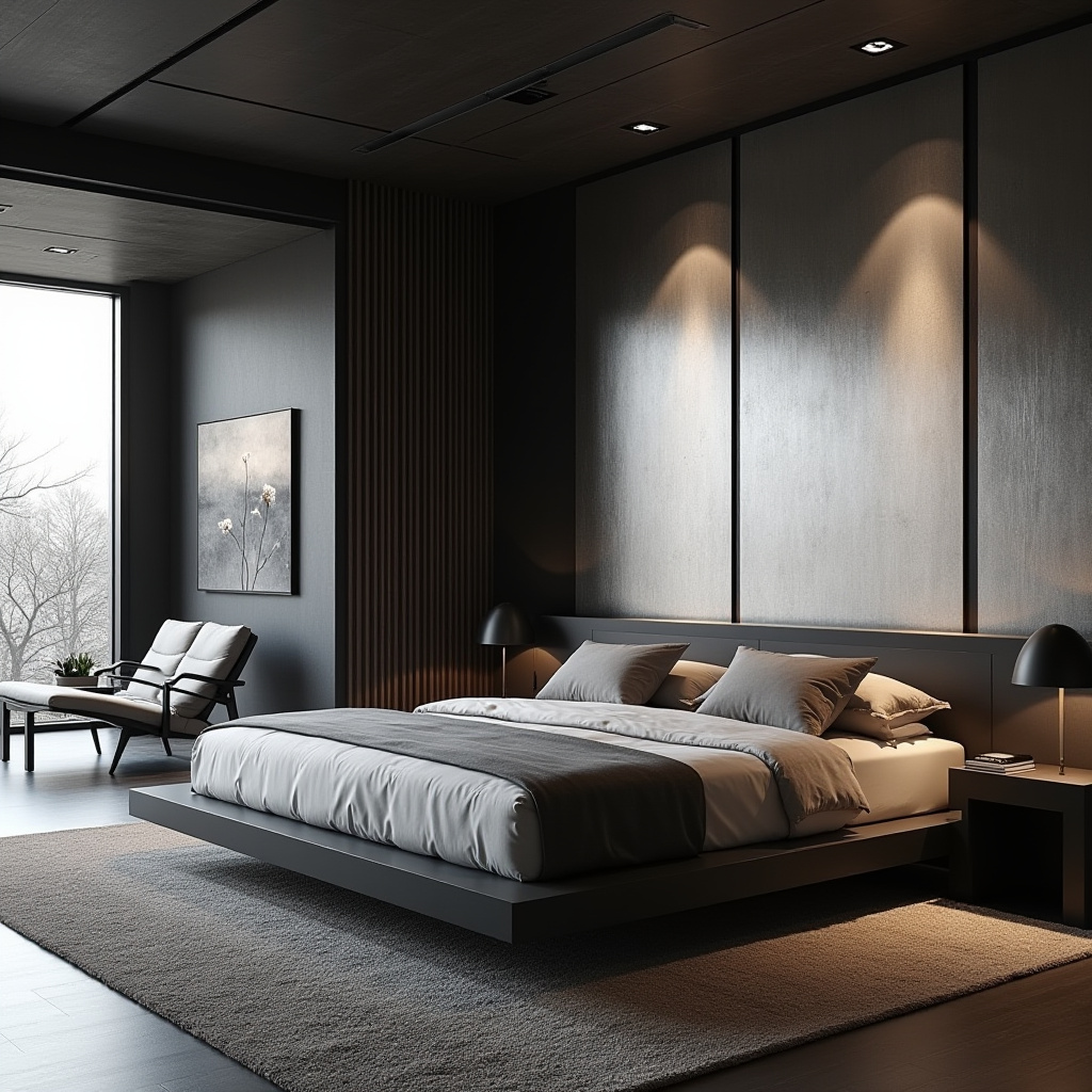 black and silver bedroom ideas 17
