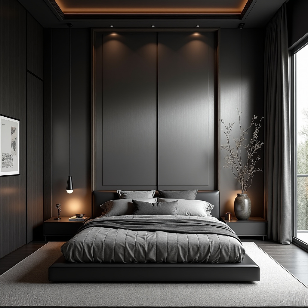 black and silver bedroom ideas 18