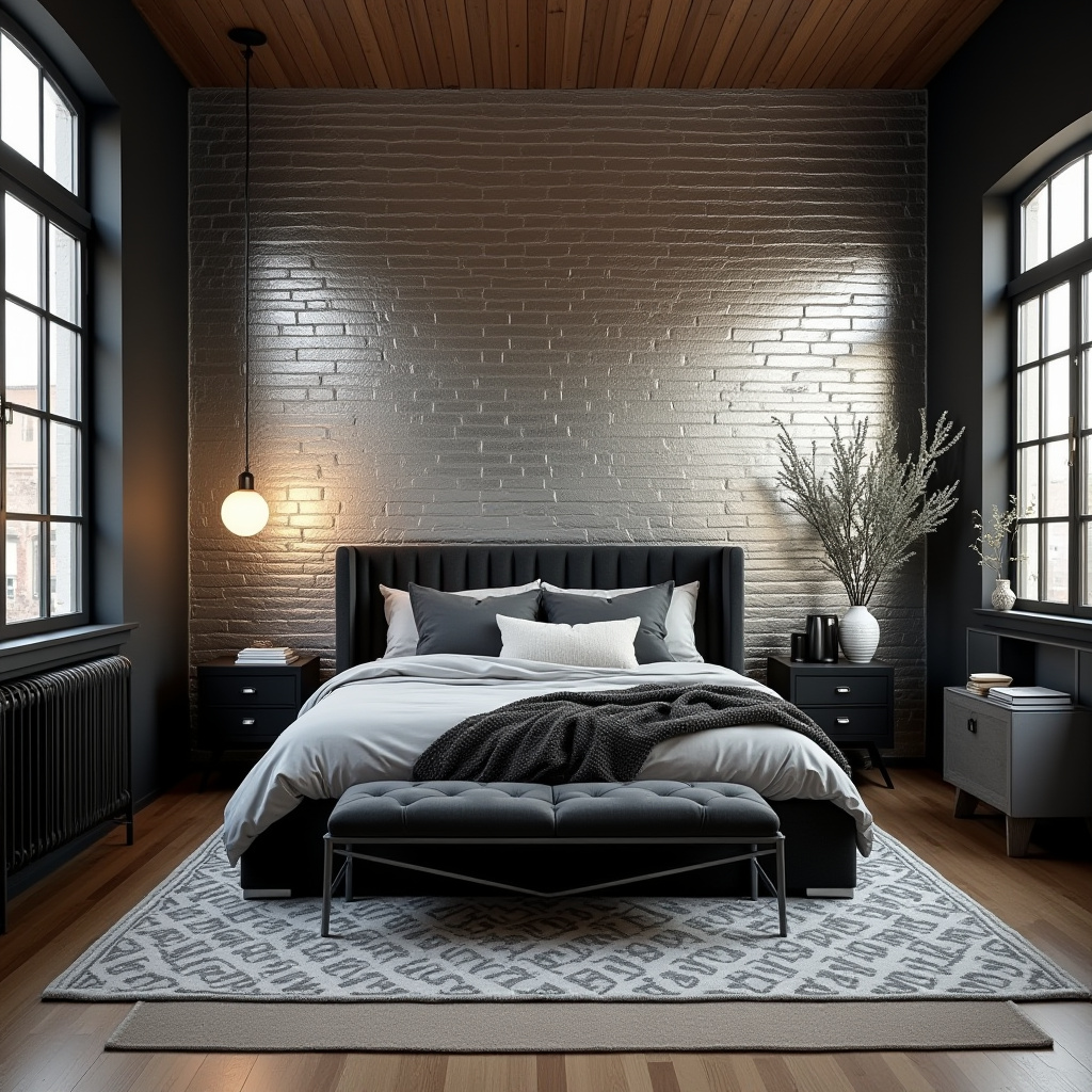 black and silver bedroom ideas 23