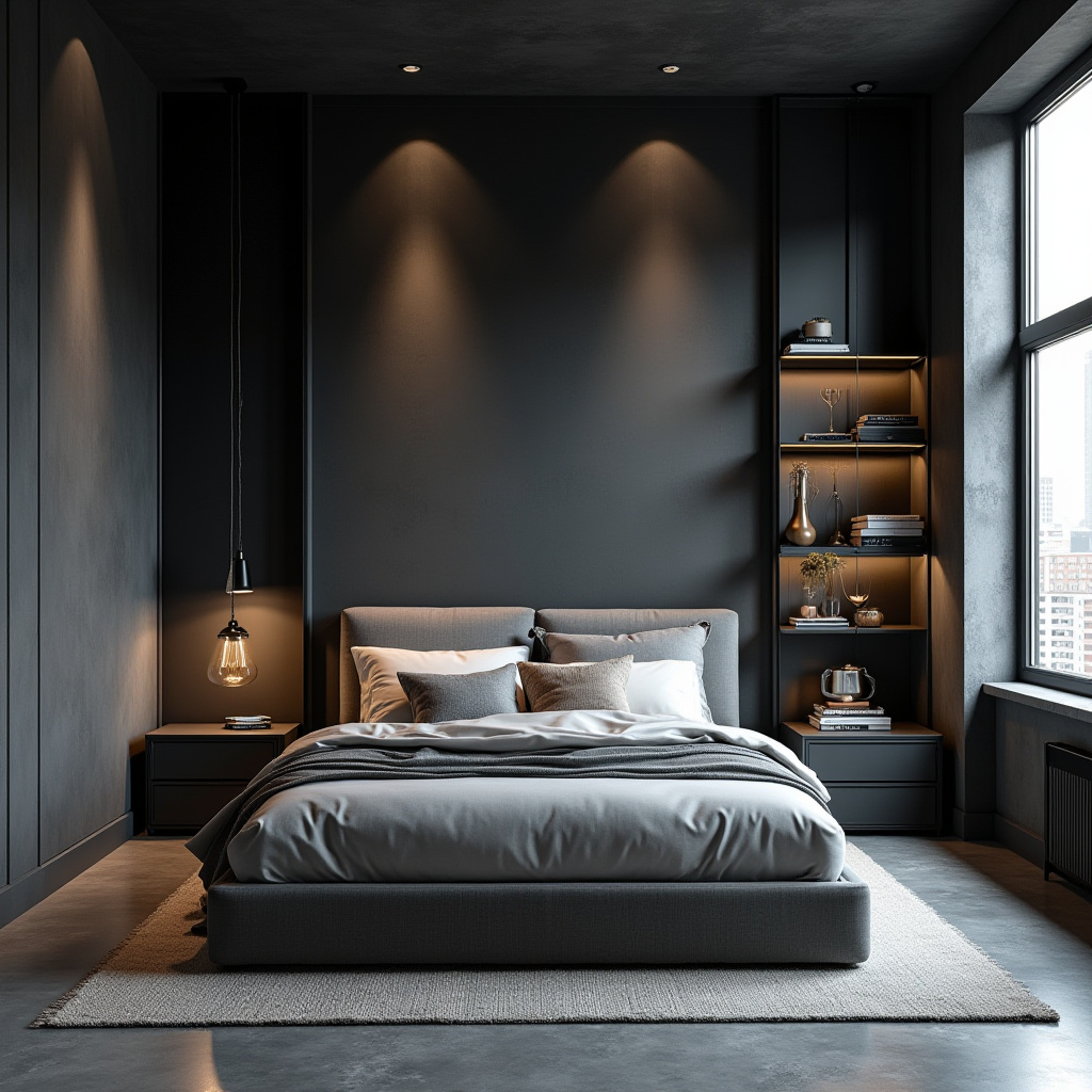 black and silver bedroom ideas 27