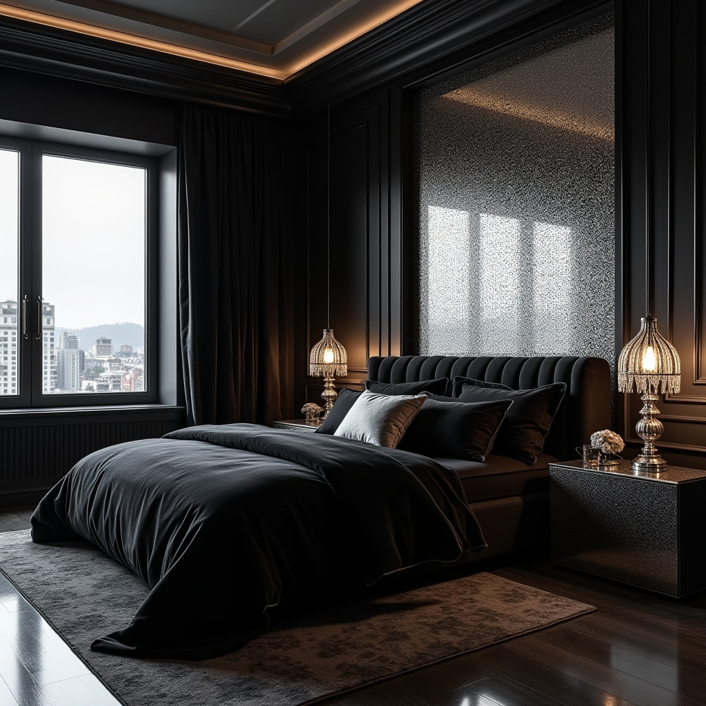 black and silver bedroom ideas 29