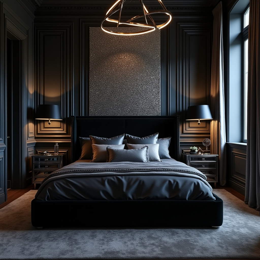 black and silver bedroom ideas 30