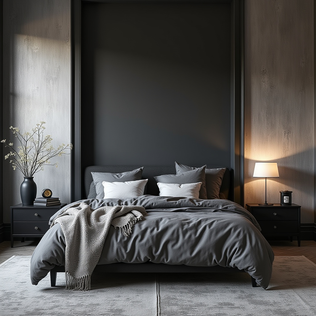 black and silver bedroom ideas 31