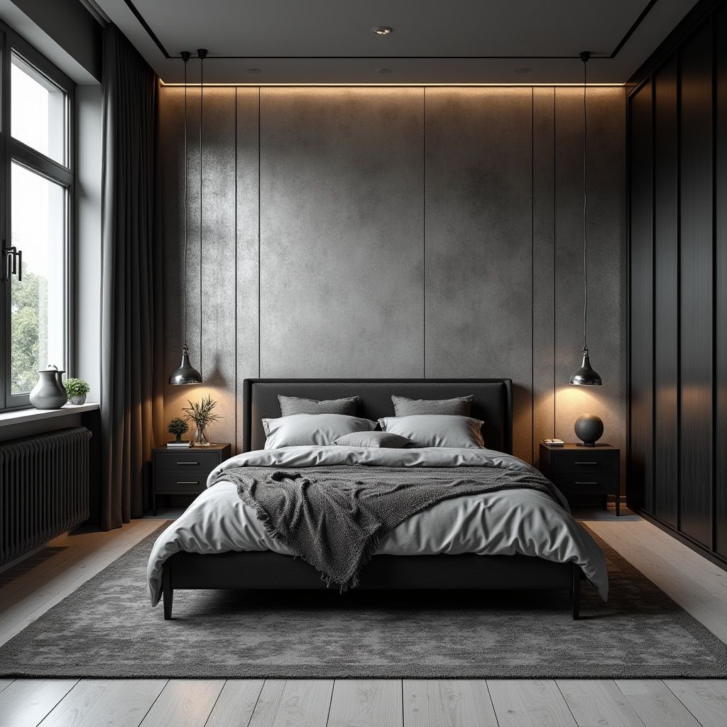 black and silver bedroom ideas 32