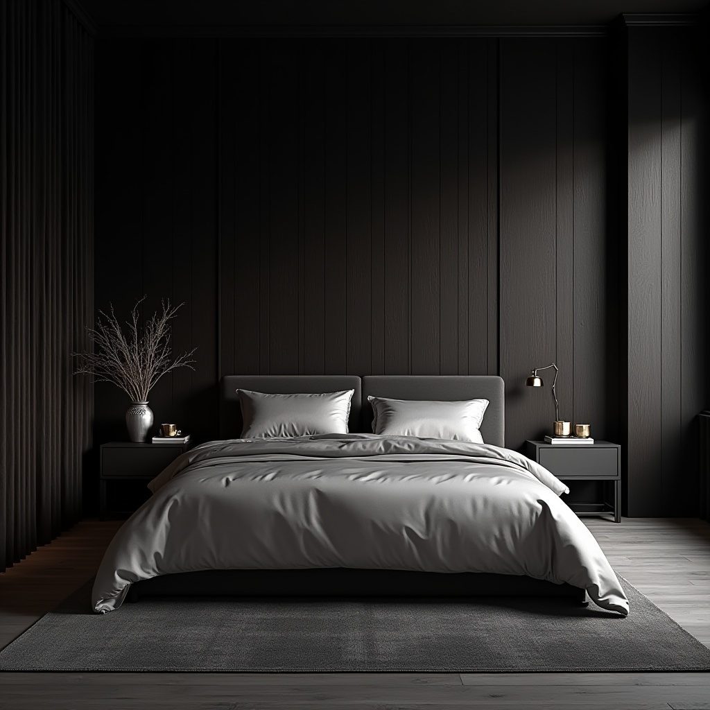 black and silver bedroom ideas 37