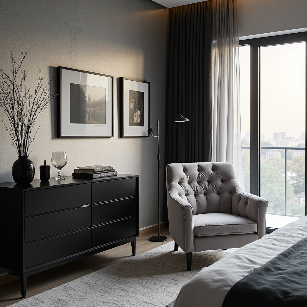 black and silver bedroom ideas 4