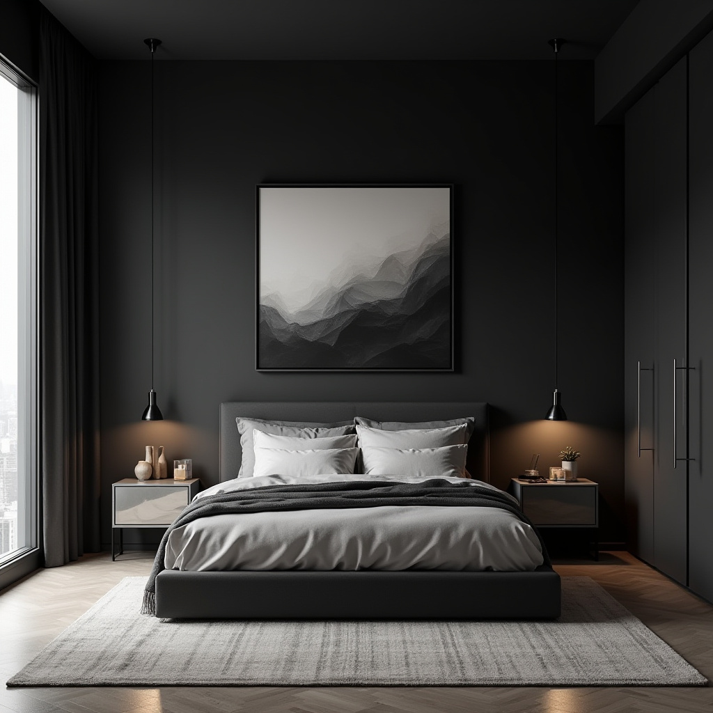 black and silver bedroom ideas 7