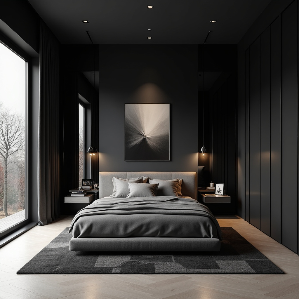 black and silver bedroom ideas 8