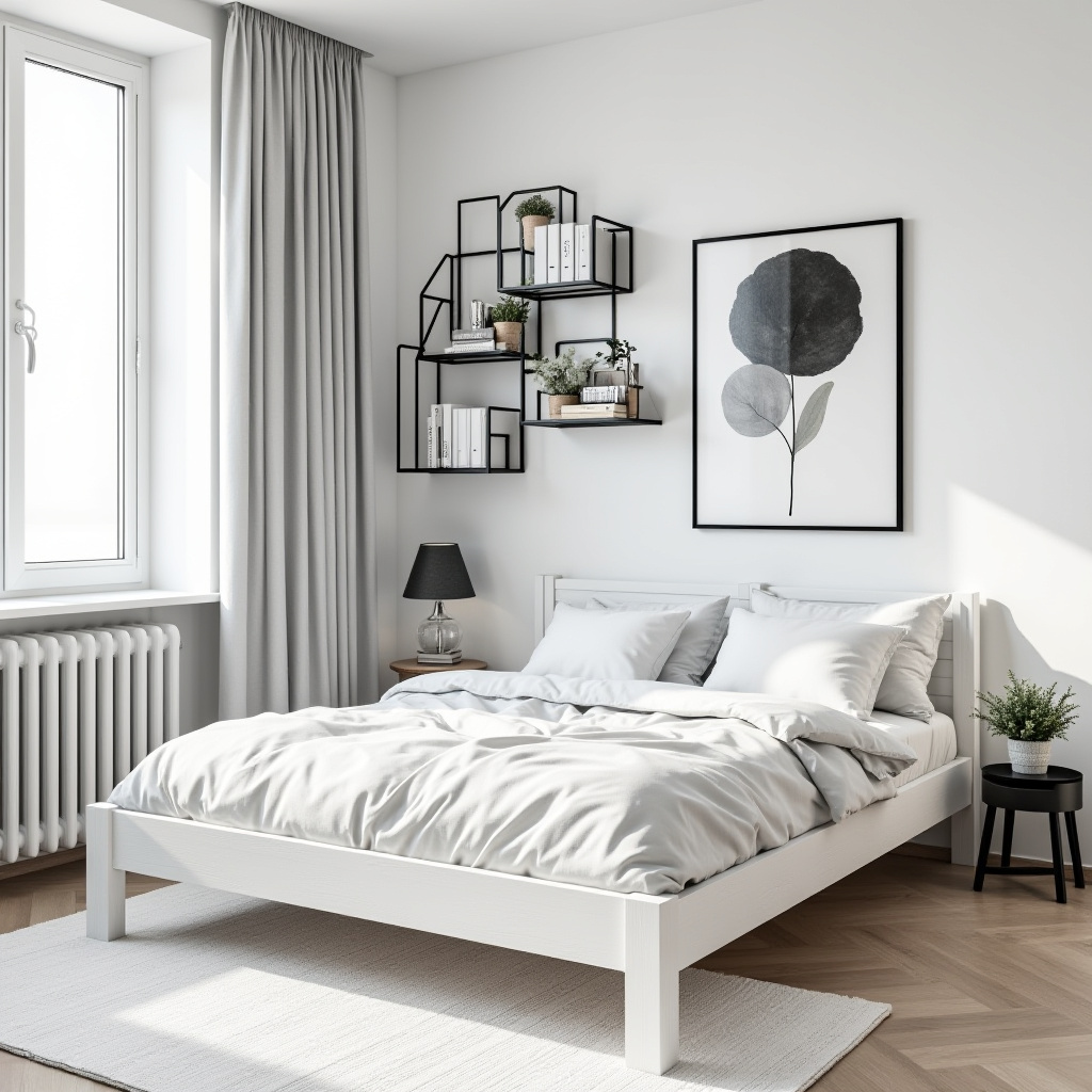black and white kids room 29