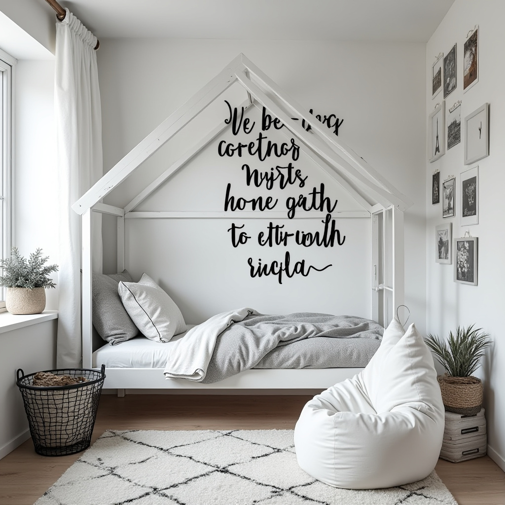 black and white kids room 31