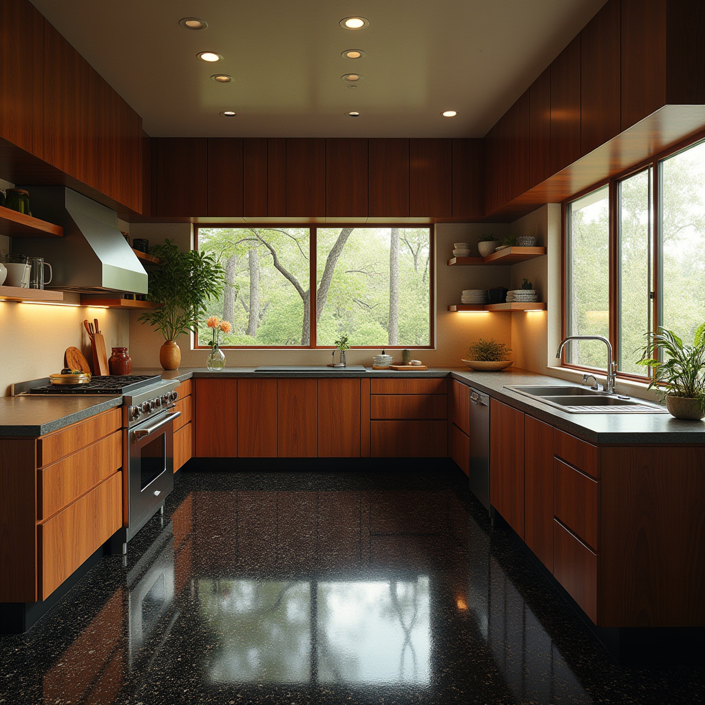 black floor kitchen ideas 15