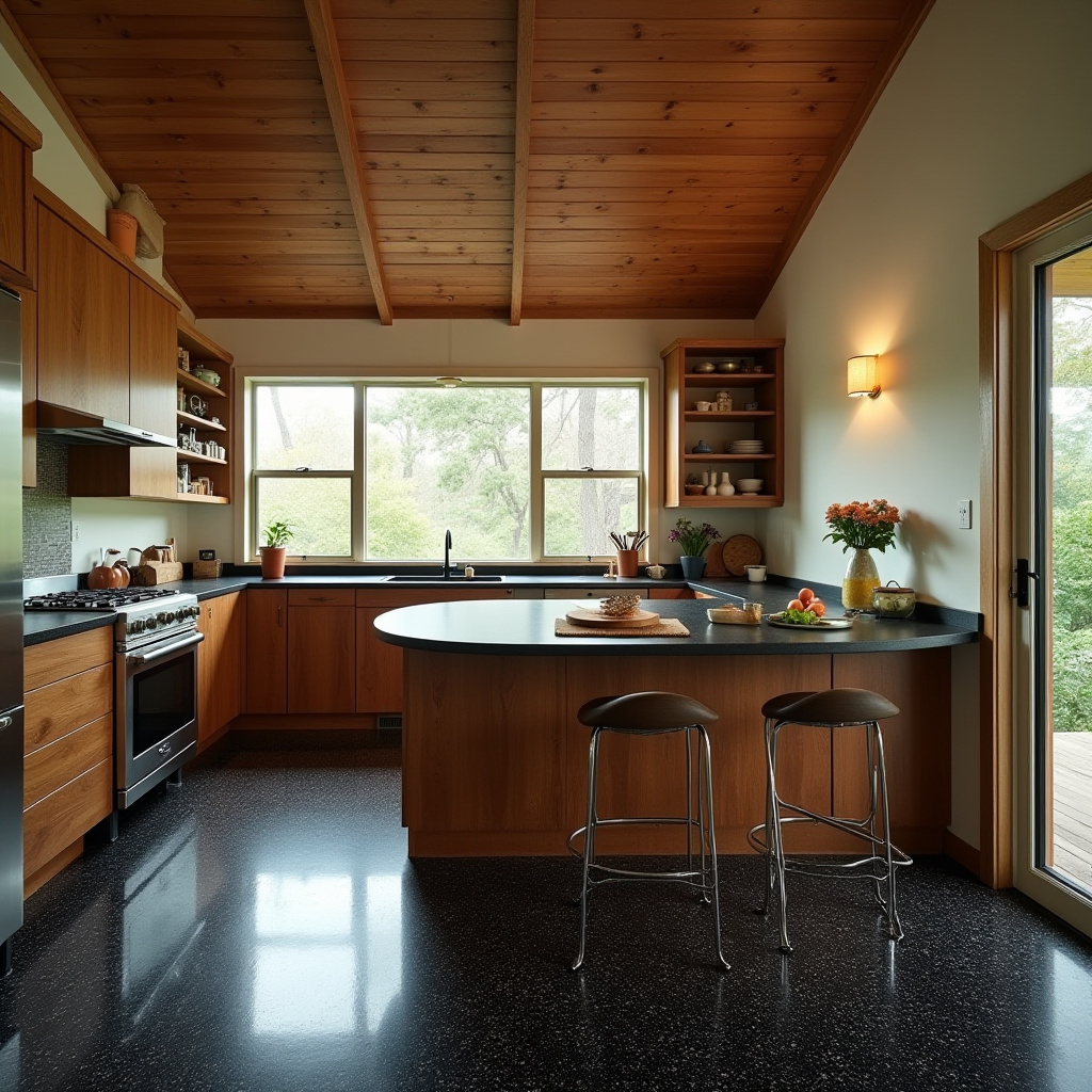 black floor kitchen ideas 16