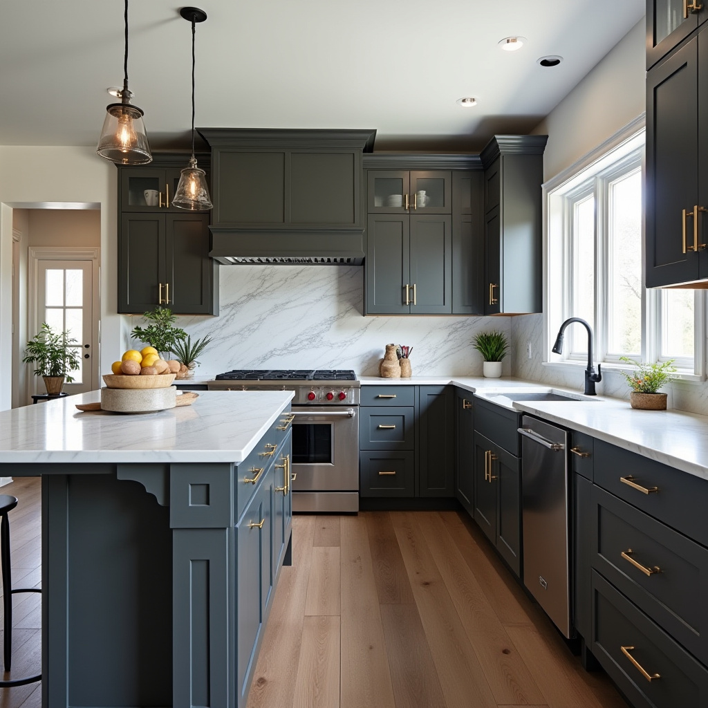 black floor kitchen ideas 40