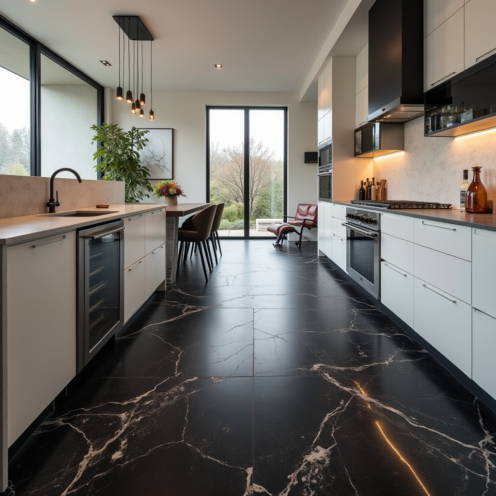 black floor kitchen ideas 8