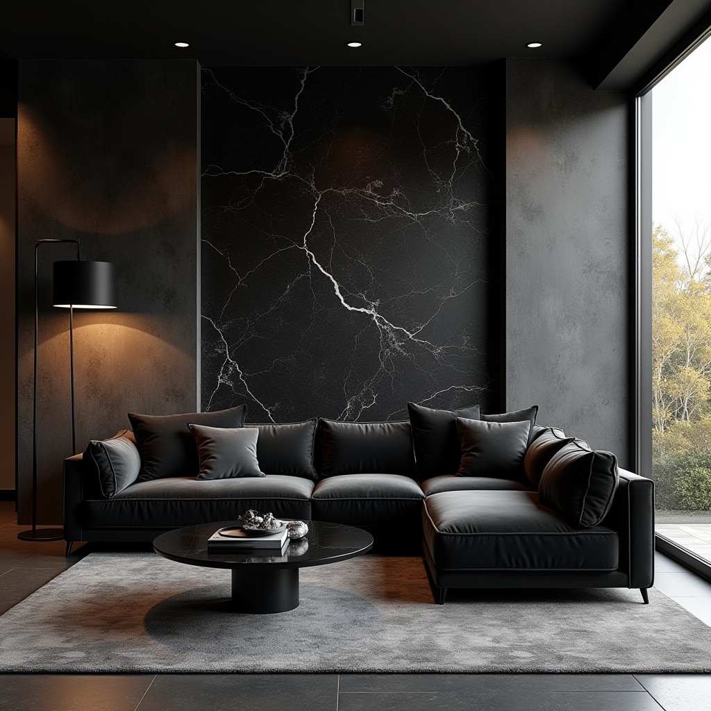 black living room ideas 1