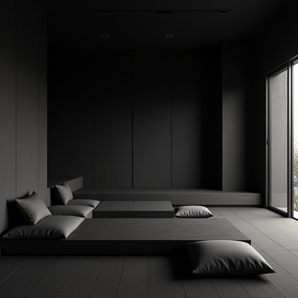 black living room ideas 17