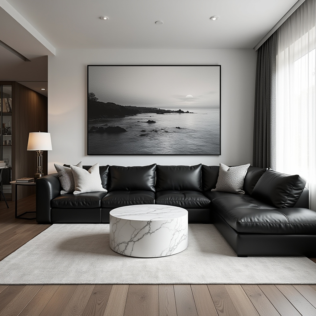 black living room ideas 25