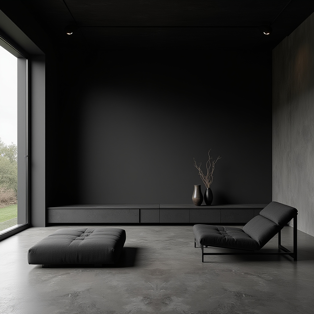 black living room ideas 29