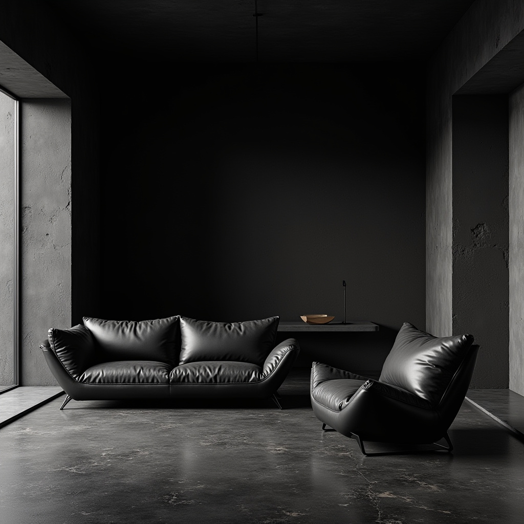 black living room ideas 37
