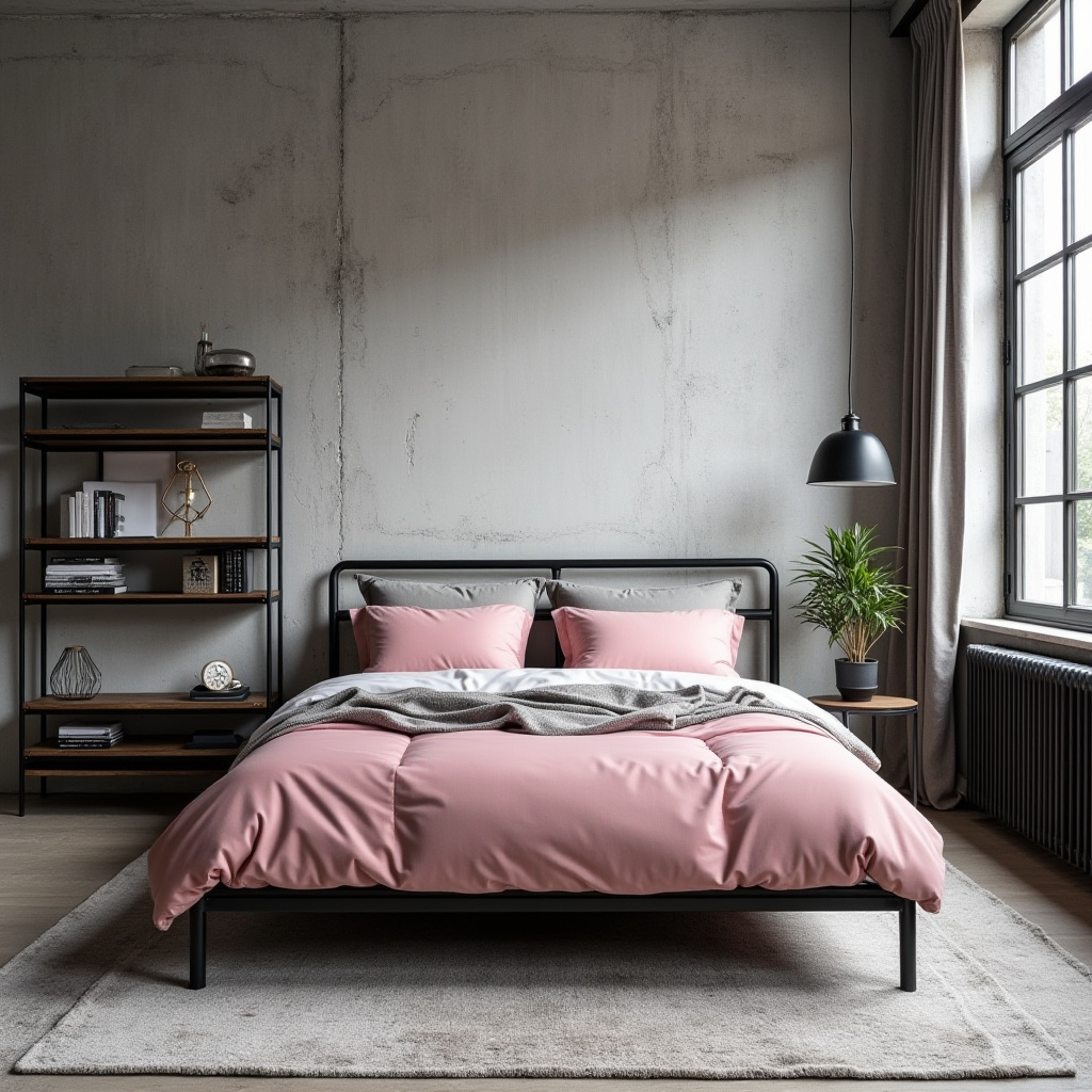black pink and grey bedroom ideas 21