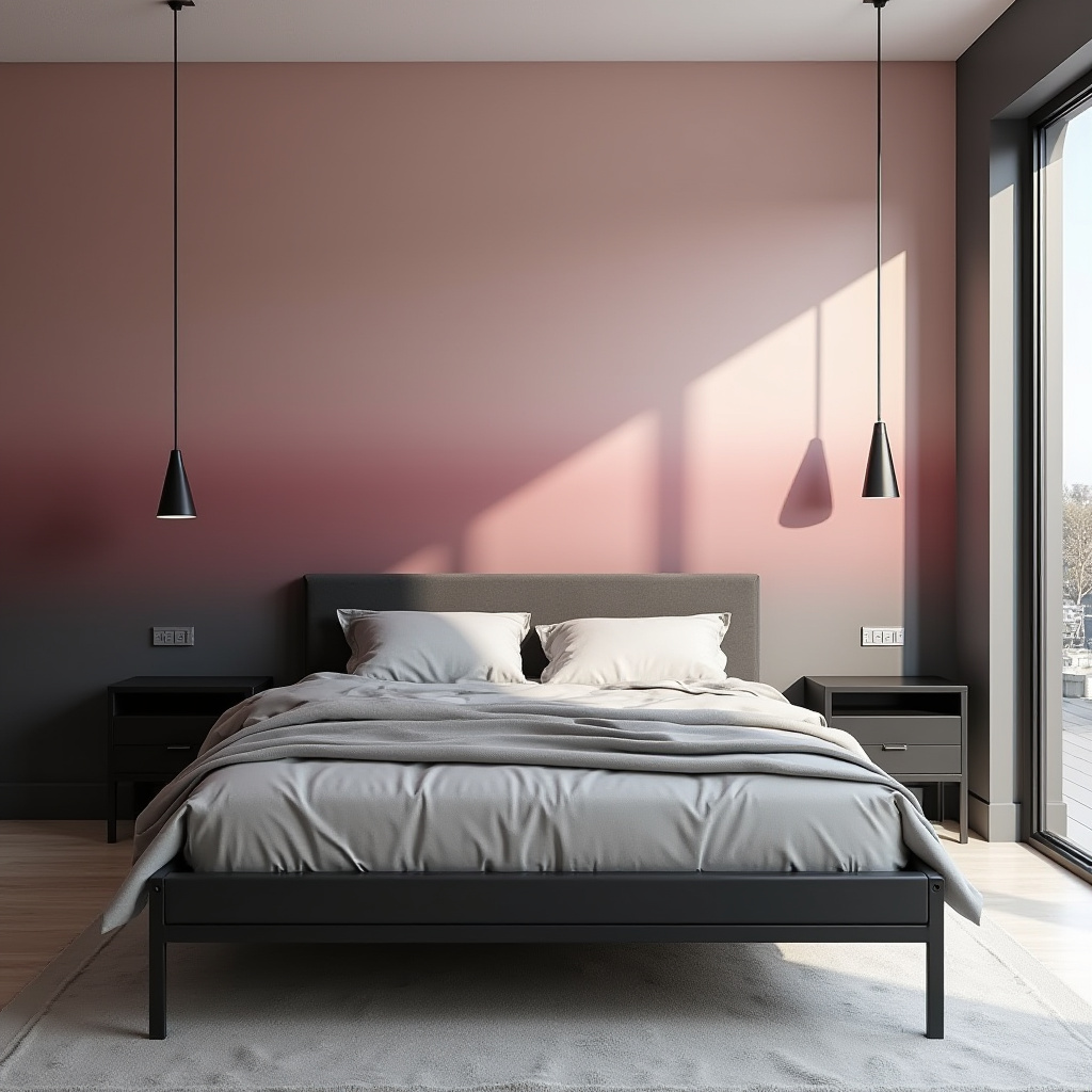 black pink and grey bedroom ideas 26