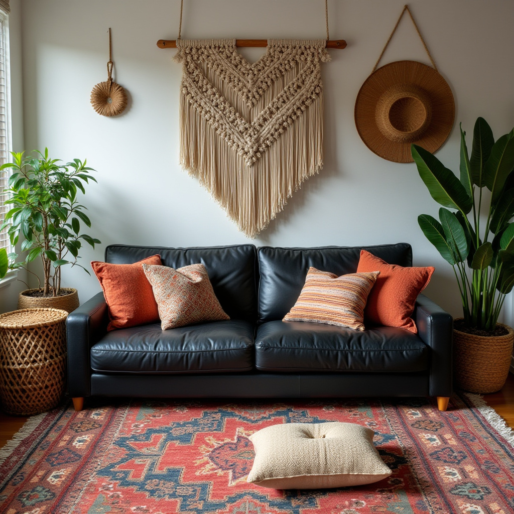 black sectional living room ideas 13