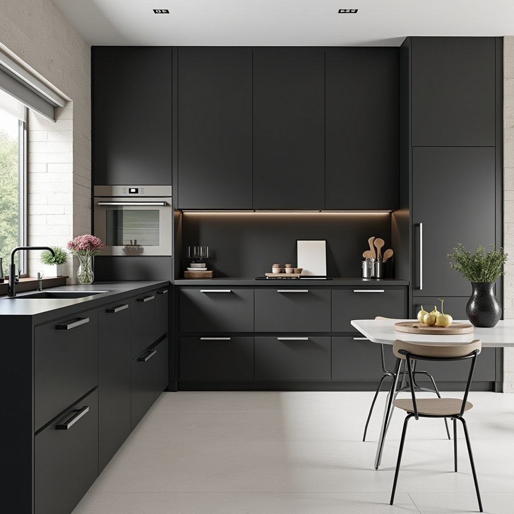 black white kitchen decor 11