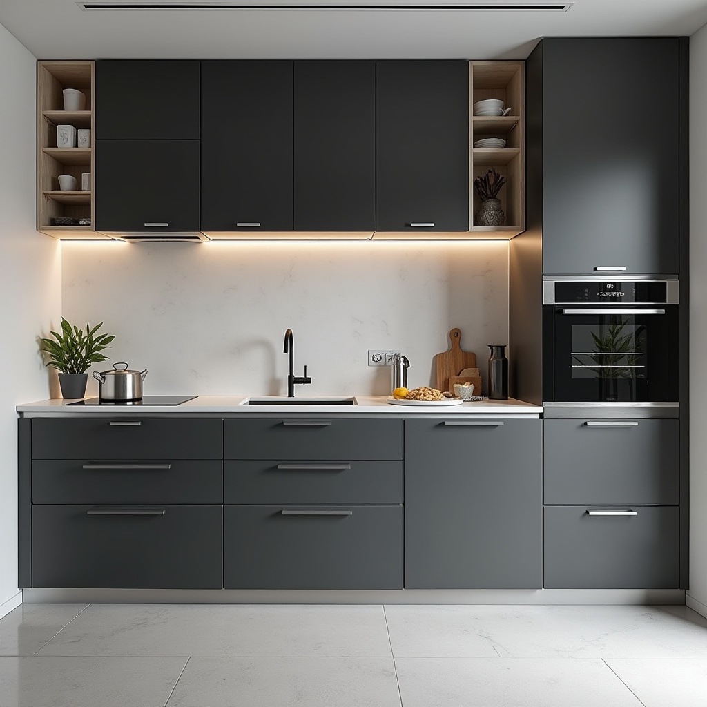 black white kitchen decor 12